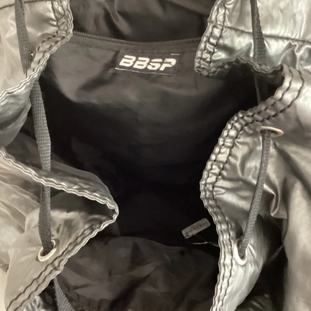 Bebe Sport Gray Nylon Retha Backpack